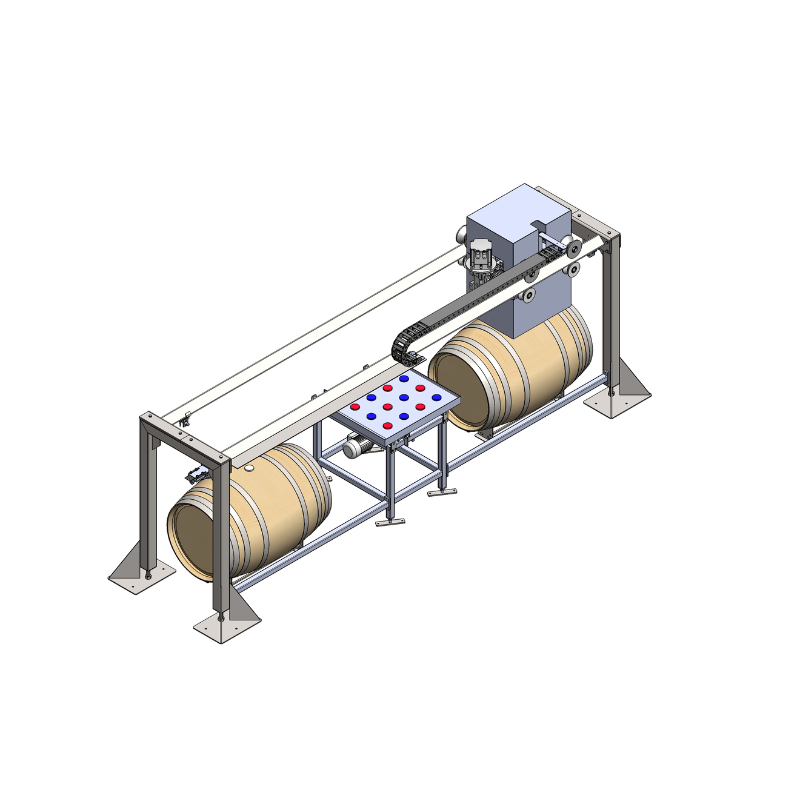 AUTOMATIC SYSTEM FOR INSERTING AND REMOVING SILICONE STOPPERS FROM BARRELS