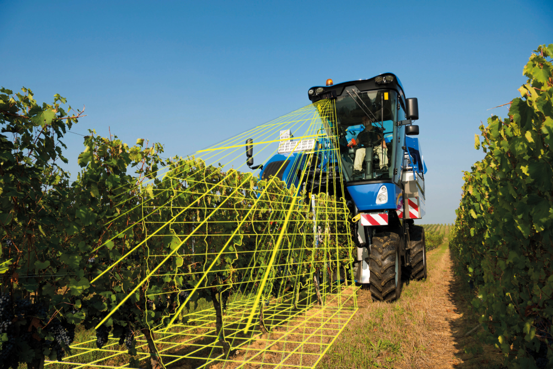 SmartSteer y CustomSteer en vendimiadoras New Holland Braud