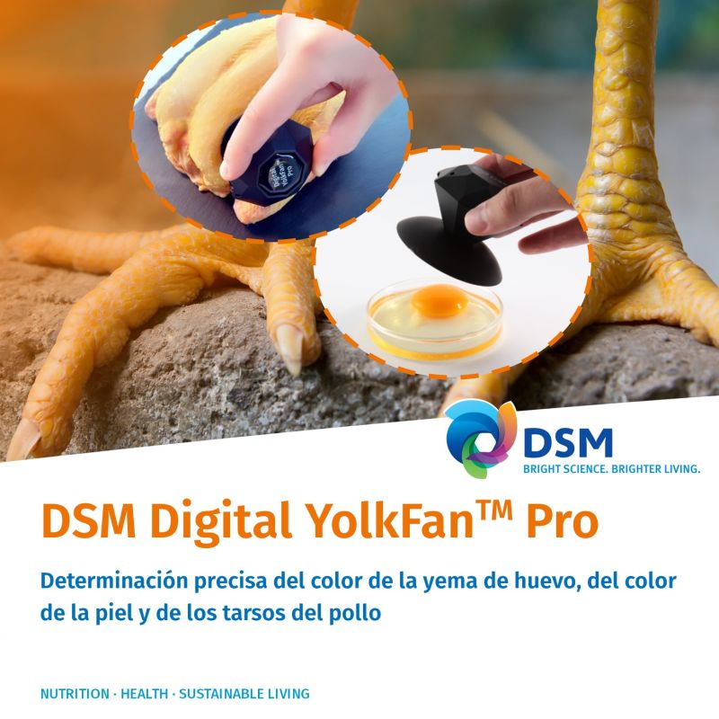 DIGITAL YOLKFAN PRO: ENHANCED DIGITAL EXTENSION OF THE DSM YOLKFAN FAN TO MEASURE THE COLOUR OF EGG YOLK, SKIN AND TARSUS OF CHICKENS