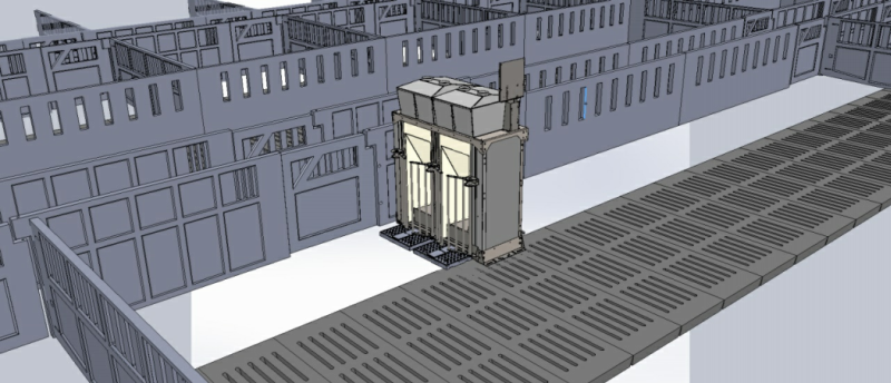 BÁSCULA INALÁMBRICA DE PESAJE PARA PORCINO
