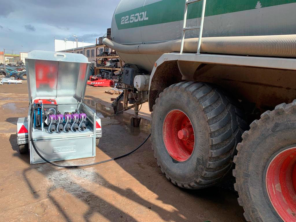 Fertifabrica, portable factory of complex fertilizers with slurry base