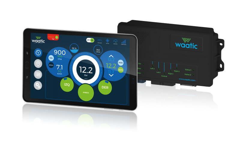 Waatic system for efficient application of plant protection product