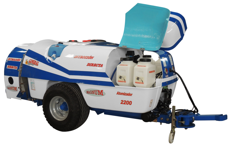 Atomizer with direct dosing system, mixing and injection of phytosanitary product at the pressure outlet