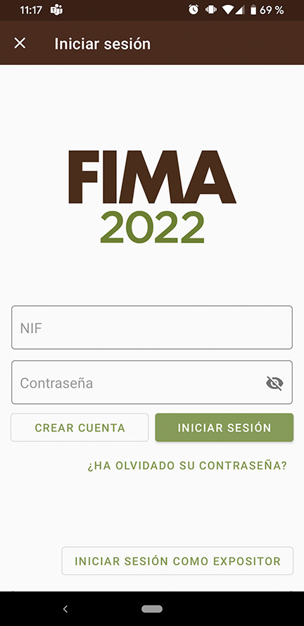 Access for exhibitors