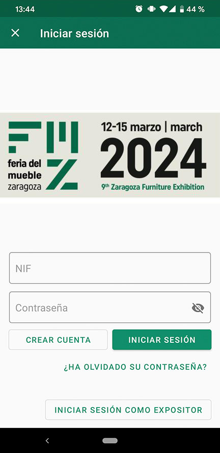 Access for exhibitors